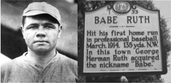 09Babe Ruth and NC State Historic Marker