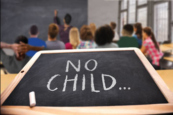 11 no child chalkboard